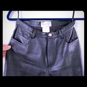 Leather pants